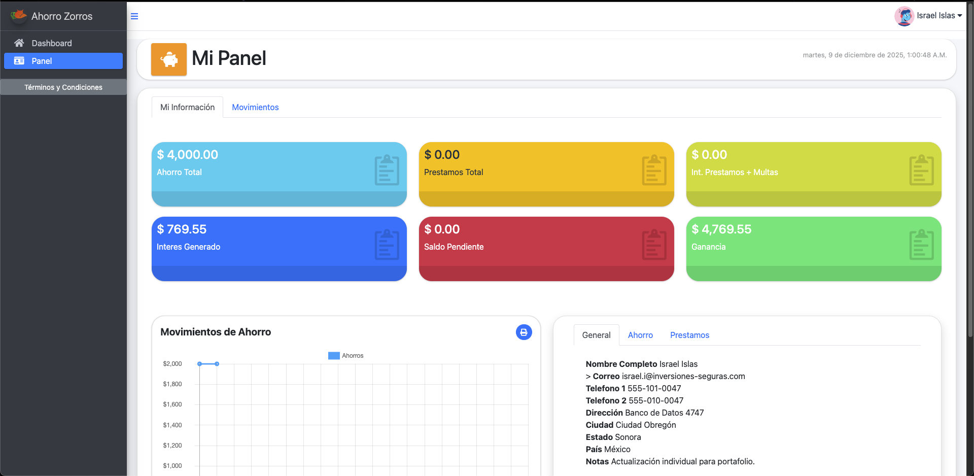 App Ahorro Zorros — 4